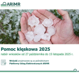 Pomoc dla rolników, którzy ponieśli straty w uprawach spowodowane wystąpieniem w 2025 przymrozków wiosennych, powodzi, gradu, deszczu nawalnego lub huraganu.
